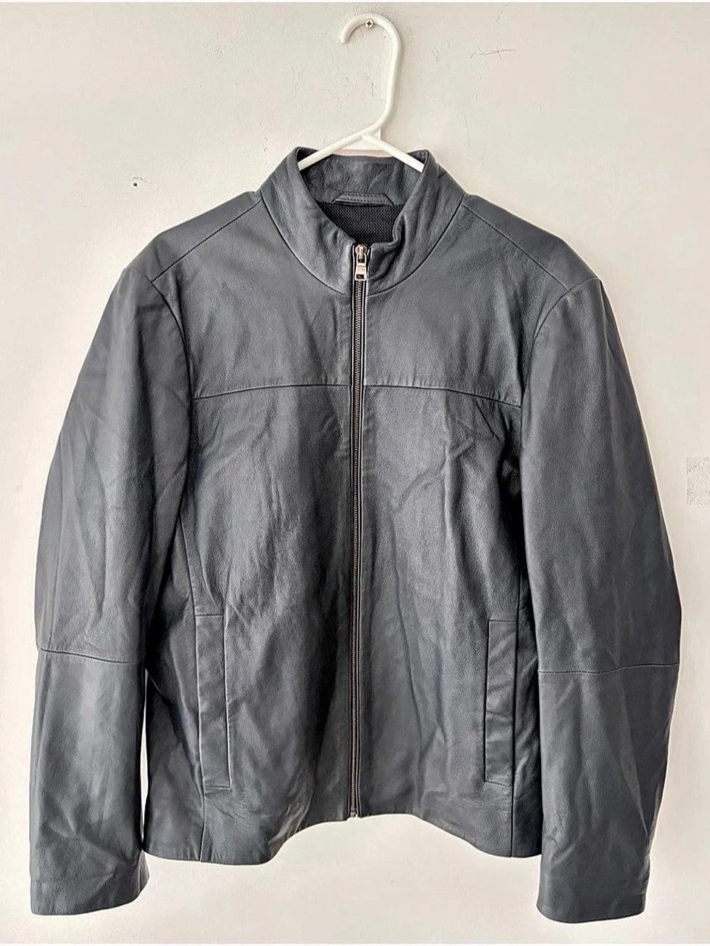 Hugo Boss Finest Sheep Nappa Leather Jacket Size M